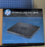 惠普（HP）USB外置光驱 支持DVD刻录 笔记本台式机一体机外接超薄移动USB接口 刻录机 拉丝黑 实拍图