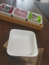 舍里创意陶瓷竹木分格干果盘客厅糖果瓜子小碟坚果盘杂锦盒零食收纳盒 三格零食盒 实拍图