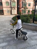 EG7折叠自行车成人女超轻便携单车变速大人迷你小型轮20寸男学生 免安装|旗舰单速【晶莹白】 16英寸【适合身高:110-150CM】 实拍图