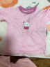巴拉巴拉婴儿t恤宝宝打底衫女童上衣男短袖2024新款夏季全棉可爱 粉红60035 80cm 实拍图