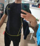 李宁（LI-NING）泳衣男上衣冲浪服舒适速干潜水专业训练游泳装备433 黑金 XL  实拍图