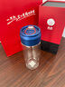 希諾（HEENOOR）雙層玻璃杯帶提環(huán)便攜水杯男女士濾網(wǎng)泡茶水杯高檔西諾水晶杯6775 6770-255ML  藍(lán)色 曬單實(shí)拍圖