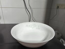 古鎮陶瓷景德鎮高白瓷餐具套裝高溫陶瓷器碗碟套裝白玲瓏瓷碗 年年有余 白玲瓏 年年有余 7.5英寸面碗 曬單實(shí)拍圖