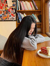 DXOT2025新款慵懶風(fēng)藍(lán)色針織外套女早秋季小個(gè)子短款外搭上衣毛衣開衫 藍(lán)色 M建議95-110斤 曬單實(shí)拍圖