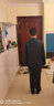 閃閃藍寶 胖童禮服兒童西裝鋼琴演出服男花童主持人西服套裝表演服胖正裝 外套+襯衫+馬甲+長(cháng)褲+領(lǐng)結口袋巾 170碼建議體重115-130斤 曬單實(shí)拍圖