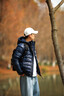加拿大鵝（Canada Goose）Crofton 男士羽絨連帽衫戶(hù)外休閑外套大鵝羽絨服 經(jīng)典升級 2227M 63 蔚洋藍 L 曬單實(shí)拍圖