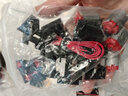千水星科技模型材料包學生diy自制玩具馬達電機齒輪槳葉車輪電池盒手工配件科學實驗組裝配件 材料包1號（127個配件） 曬單實拍圖
