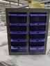 盛悅欣美零件柜抽屜式電子元件柜物料柜螺絲柜帶鎖 10抽藍色內盒 曬單實(shí)拍圖