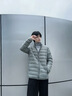 名創(chuàng)優(yōu)品（MINISO）羽絨服男冬季輕薄款保暖90白鴨絨立領(lǐng)羽絨外套男士純色沖鋒衣內(nèi)搭 【90白鴨絨】黑色 M 170 (體重100-120斤) 曬單實(shí)拍圖