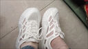 回力瑞厚底內增高老爹鞋子女2025年新款增高8CM透氣運動(dòng)鞋休閑松糕女鞋 米色-升級版 8公分增高【顯高顯 35 曬單實(shí)拍圖