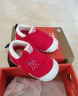 卡特兔学步鞋秋季男童网眼机能鞋 女宝宝婴儿软底包头鞋 XZ62红色12.5cm 实拍图