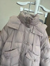 皮爾卡丹（pierre cardin）鵝絨羽絨服女2026新款冬季極寒東北加厚鵝絨服小個(gè)子中長(cháng)款外套 藕粉【白鵝絨】 M 適合110125斤 曬單實(shí)拍圖