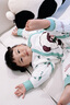 ibaby/英倫寶貝泡泡瑪特聯(lián)名恒溫嬰兒睡袋兒童防踢被子秋冬款連體睡衣 舒適款-竹子熊貓（適合20-24℃） 90碼 身高80-90cm體重6.5-13kg 曬單實(shí)拍圖
