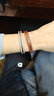 丹尼爾惠靈頓（DanielWellington）dw手鐲 雙色手環(huán) 情侶手鐲時(shí)尚飾品 七夕情人節禮物送女友 酒紅色-小號DW00400014 曬單實(shí)拍圖