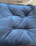 foojo雪尼尔4孔坐垫餐椅垫榻榻米垫子飘窗垫 40*40cm靛蓝 实拍图
