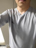 皮爾卡丹華夫格男士長(cháng)袖t恤v領(lǐng)純棉彈力柔軟親膚內搭上衣雞心領(lǐng)秋衣打底衫 5510淺灰【長(cháng)袖】 2XL 180150-165斤 曬單實(shí)拍圖