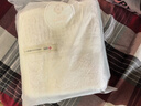 潔麗雅（Grace）7A級抗菌純棉毛巾 柔軟吸水新疆長(cháng)絨棉洗臉巾2條裝粉+蘭 曬單實(shí)拍圖