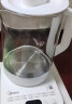 美的（Midea）智能养生壶 办公室烧水壶电热水壶 1.5L大容量 玻璃面板 多段控温煮茶器 MK-YSNC1501 实拍图
