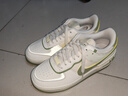 耐克空軍一號女平底膠底運動(dòng)鞋冬NIKE AIR FORCE 1 SHADOW FN6335 101帆白/油綠/石膏色/淡象牙白 38 曬單實(shí)拍圖