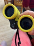 博视乐（Boshile）双筒儿童望远镜袖珍高倍高清户外旅游生日六一圣诞新年礼物望眼镜 森林系4x30森林蓝+卡通放大镜 实拍图