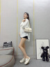 狄梵普女士包包女包2025新款斜挎小方包生日七夕情人節(jié)禮物送女友送老婆 白色【禮盒裝】 曬單實(shí)拍圖