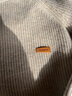 羅蒙（ROMON）毛衣男春秋季寬松大碼胖子內搭針織衫潮流慵懶風(fēng)加厚休閑男裝 燕麥色 XL 曬單實(shí)拍圖