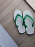 LINBUXAN泰國魚(yú)牌人字拖橡膠底耐磨防滑防臭夏季男士潮流夾腳越南沙灘拖鞋 綠色 魚(yú)牌人字拖鞋 10.5號(適合41/42碼腳) 曬單實(shí)拍圖