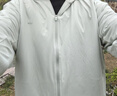 蕉下（beneunder）冰絲防曬衣服男外套防紫外線(xiàn)涼感透氣戶(hù)外釣魚(yú)AL936木灰綠2XL 曬單實(shí)拍圖