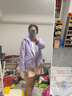 貓人（MiiOW）搖粒絨外套女男情侶抓絨衣加絨冬加厚羊羔絨雙面穿衛衣保暖珊瑚絨 ZZ22028香芋紫-女 4XL 曬單實(shí)拍圖