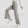迪桑特（DESCENTE）ESSENTIAL系列 女士針織運(yùn)動(dòng)喇叭褲長(zhǎng)褲新款 GY-GRAY M (165/66A) 曬單實(shí)拍圖
