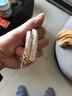 段銀匠足銀如意金箍棒手鐲 999足銀手工銀手鐲 男女齊天大圣手鐲 120克素銀色 曬單實(shí)拍圖