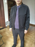 皮爾卡丹（pierre cardin）秋季男士外套2025新款潮流百搭棒球服春秋款男裝夾克帥氣衣服針織 168款【春秋款-黑色】 XL 建議125-140斤 曬單實(shí)拍圖