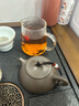 紅鐵普  宜興紫砂石瓢壺 茶具手工紫泥石瓢壺 光面石瓢230毫升 曬單實(shí)拍圖