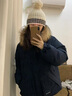 與欣羽棉襖絨服女2024新款毛領工裝派克服加冬裝棉襖冬季棉衣外套棉服 藏青 均碼【可備注碼數(shù)】 曬單實拍圖