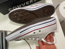 匡威（Converse）帆布鞋All Star經(jīng)典低幫白色小白鞋男鞋女鞋常青款休閑情 101000 【Jennie同款】  37 曬單實(shí)拍圖