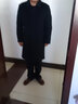 皮爾卡丹奢侈品牌男裝羊絨大衣男士外套可拆卸羽絨內膽羊毛呢大衣男外套 (9962中長(cháng)款+羽絨內膽)藏藍色 L 175碼-適合體重125-140斤 曬單實(shí)拍圖