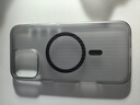 猩球衛(wèi)士高級感防指紋適用Apple/蘋果iPhone16ProMax磁吸瓦楞手機(jī)殼超薄行李箱條紋保護(hù)套磨砂外殼灰 曬單實拍圖