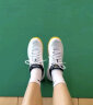 YONEX尤尼克斯羽毛球鞋yy入门级训练减震动力垫男女SHB101CR 白/金38码 实拍图