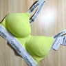 Calvin Klein內衣【摩登引力帶】女士舒適ck無(wú)鋼圈軟支撐海邊提花肩帶美背文胸 SLM-檸檬黃 S 推薦70A-75A 曬單實(shí)拍圖