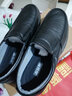 福順緣老北京布鞋男四季單鞋透氣仿皮布商務(wù)休閑鞋防滑一腳蹬輕便爸爸鞋 黑色 F6277 42 曬單實(shí)拍圖