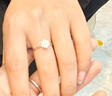 周六福鉆戒女求婚克拉效果KGDB020959【共23分】10分主鉆12號(hào)七夕禮物 曬單實(shí)拍圖