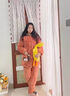 浪莎（LangSha）睡衣女冬季珊瑚絨三層夾棉加厚加絨可愛(ài)卡通法蘭絨保暖家居服套裝 H1-8809(連帽款) XL (身高165-170cm體重115-130 曬單實(shí)拍圖