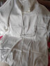 俞兆林（YUZHAOLIN）睡衣女夏薄款冰絲短款襯衫睡裙高級性感睡裙夏天純欲風(fēng)誘惑家居服 NSMLZ-白色 XL (建議120-140斤） 曬單實(shí)拍圖