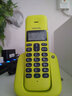 摩托羅拉（Motorola）T301C數字家用辦公電話(huà)機 無(wú)線(xiàn)座機 單機大屏幕 一鍵撥號 免提通話(huà) 辦公家用來(lái)電顯示(插電話(huà)線(xiàn)) T301C單機青檸色 曬單實(shí)拍圖