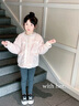 G.DUCKKIDS女童毛毛外套兒童衣服小香風女孩中小童寶寶呢子大衣仿羊羔毛絨 粉 120 【建議6-7歲】 曬單實拍圖