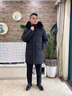 俞兆林男士羽絨服中老年長(cháng)款鵝絨服過(guò)膝蓋爸爸裝冬季防寒加厚男外套爺爺 黑色8817 【貉子毛】 XL -180 曬單實(shí)拍圖