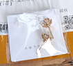 s925銀針玉石耳釘貓眼石耳環(huán)復古法式感氣質(zhì)冷淡風防過敏耳飾 金色-玉石耳釘【三件套】6只 曬單實拍圖