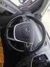 手縫真皮方向盤(pán)套上汽MAXUS大通G10 G20 G50 V80 V90 T60汽車(chē)把套 牛皮打孔黑色黑線(xiàn) 曬單實(shí)拍圖
