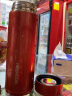 希诺（HEENOOR） 保温杯男女士不锈钢真空车载水杯 商务办公便携茶杯高颜值泡茶杯 红色 420ml 实拍图