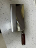 邓家刀锻打9铬不锈钢菜刀 红木刀柄 厨师切片刀 JCD-9216 实拍图